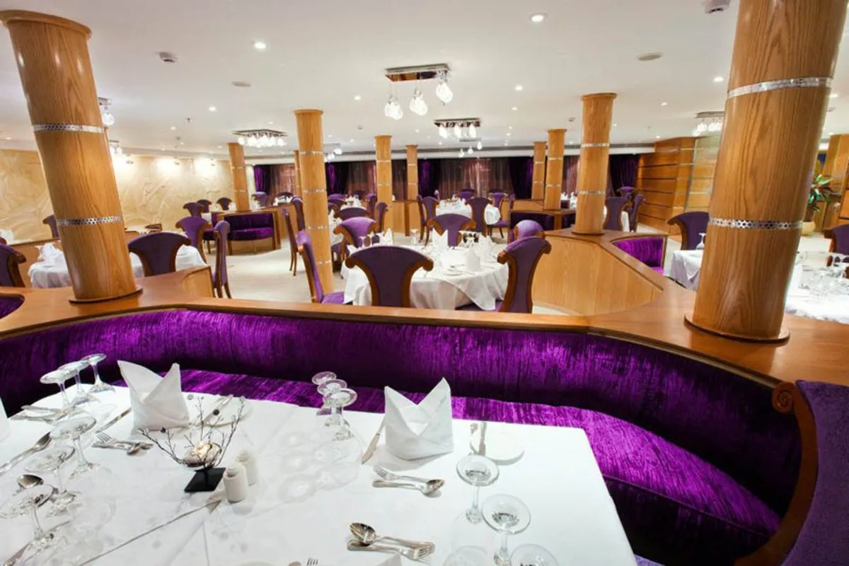 Restaurant aboard the Al Hambra Nile Cruise Nile cruise